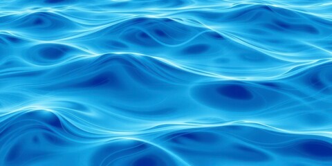 Fototapeta premium Blue water wave texture background with ripples and movement, pattern, marine, ripple