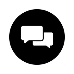 Naklejka premium Message icon vector set. Chat illustration sign collection. Forum symbol. Communication logo.