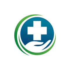 Medical Logo. Healthcare and Pharmacy Logo Design and Icon Template