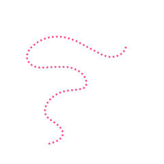 Pink Dotted Line 