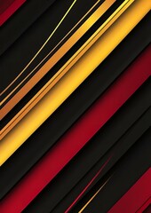 Obraz premium Dark yellow red and gold luxury lines overlapping
