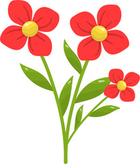 Cute red flowers