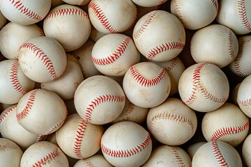 baseball ball on white