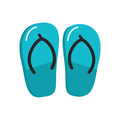 flip flops isolated on white background