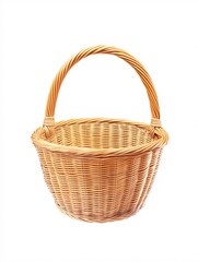 Obraz premium empty wicker basket