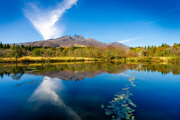 いもり池と妙高山