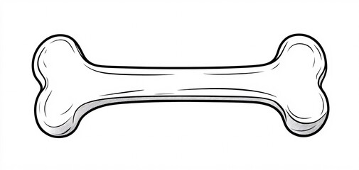 dog bone vector illustration