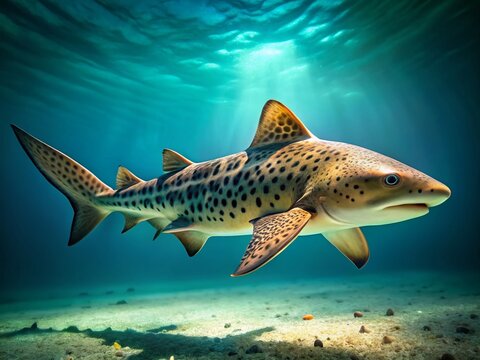Leopard Shark, Zebra Shark, Underwater Wildlife, Marine Animal, Ocean Photography