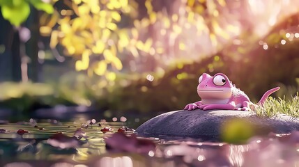 Fototapeta premium Emotion in cartoon style