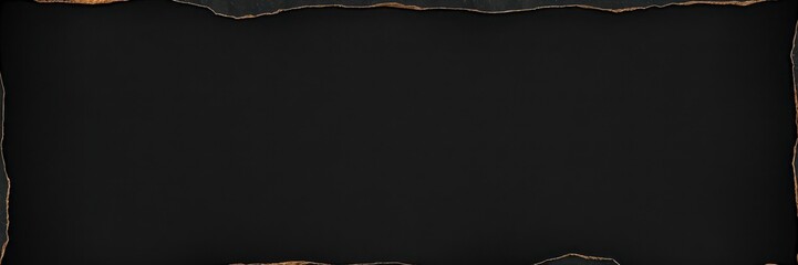 Fototapeta premium Vintage black paper texture with aged creases and fading edges, antique, edges, texture