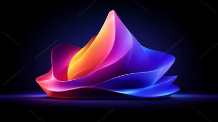 A dynamic dark blue corporate abstract background with animated gradient geometric shapes, creating a futuristic, professional vibe for business presentations or media projects.