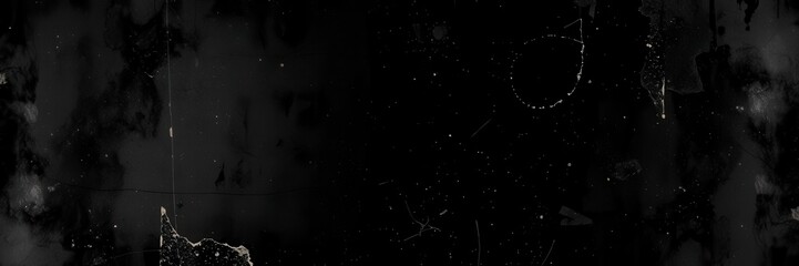 Grunge black backdrop with rough and textured surface, worn, gritty