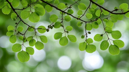 Widescreen green defocused blurred background, with a smooth blend of green tones and soft gradients, offering a tranquil and natural ambiance for use in creative and design work.