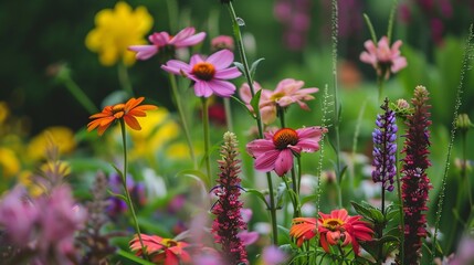 Vibrant Summer Wildflower Meadow