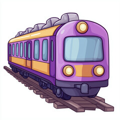 Fototapeta premium Purple train
