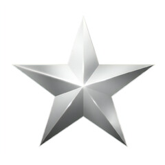 Silver Star Transparent Illustration