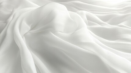 Obraz premium Abstract white background with a wave pattern, offering a minimalist yet artistic backdrop, perfect for showcasing design concepts, modern art, or contemporary visuals.