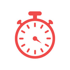 high quality modern stopwatch icon color with minimalist design for digital and print projects