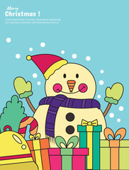 Christmas Element Design for Christmas Themed Decoration