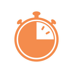 high quality modern stopwatch icon color with minimalist design for digital and print projects