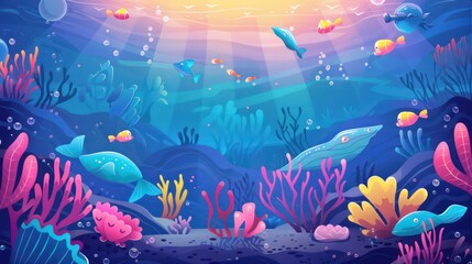 This colorful and life-filled underwater scenery can take us to another world and make us feel relaxed.