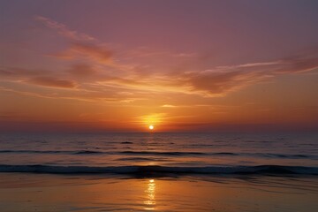 Fototapeta premium sunset at the beach