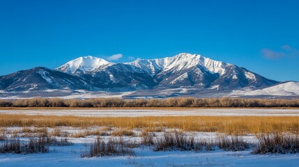 Fototapeta premium Another Snowy Mountain Landscape