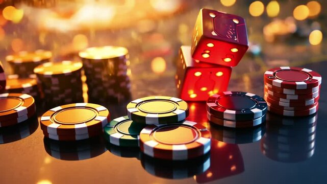 Playing poker Casino 4K