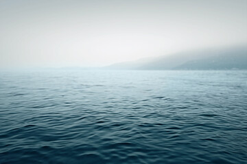 Minimalistic Sea Landscape, Pastel Colors, Abstract Ocean Background, Smooth Water Texture