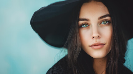 A teenage girl captures content for her social media, showcasing her gothic style and love for fantasy themes.