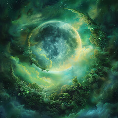 Fototapeta premium Green planet