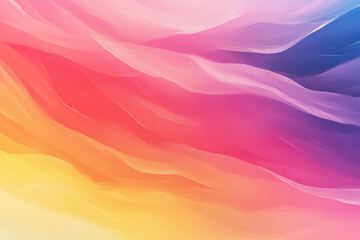 Obraz premium A colorful, abstract painting with a rainbow of colors