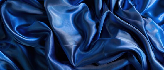 Obraz premium blue silk. Designed specifically to set the mood using premium royal blue silk taffeta of the highest quality. Lightweight, this material creates a soft sheen.