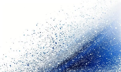 Obraz premium A blue and white background with a lot of white and blue dots