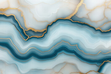 A Stunning blue agate slice with golden veins, showcasing natural beauty and elegance. Perfect for home decor or artistic projects