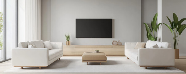 Modern interior design  with furniture