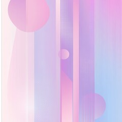 Abstract Pastel Pink and Purple Geometric Background Modern Gradient Stripes, Circles, and Textures for Design