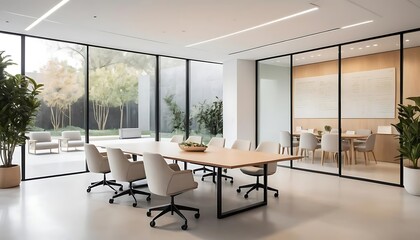 Modern Minimalist Office Conference Room Design