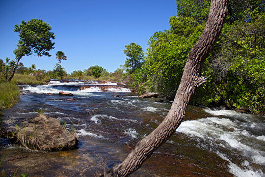  Cachoeira do Prata. Parque Estadual do Jalapao. Tocantins.