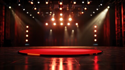 Red Carpet Stage Spotlight: A Dramatic Setting for Performance