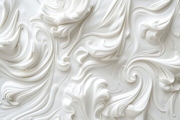 Obraz premium White abstract wavy background.