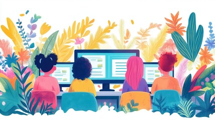Elevating global classrooms interactive digital learning diverse multimedia environments