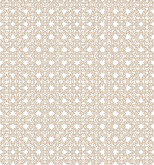 Seamless vector pattern in geometric ornamental style