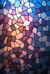 Abstract Background of Colorful Glass Mosaic Tiles