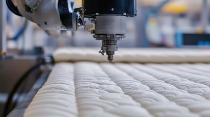 Automated Mattress Production with Robotic Arm
