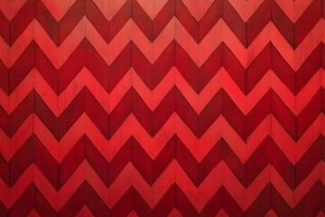 Red Wooden Chevron Pattern