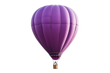 Obraz premium violet balloon on white background