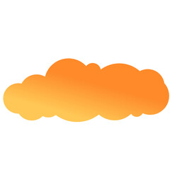 Orange Gradient Cloud Sunset
