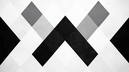Abstract geometric pattern with repeating triangles in black, white. Design minimalist style, uses combination of colors. Modern, stylish. Could great choice for wallpaper design projects. Repeating