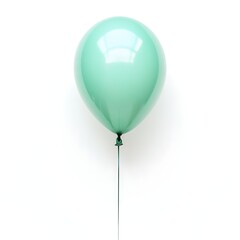 Obraz premium balloon mint green isolated on white